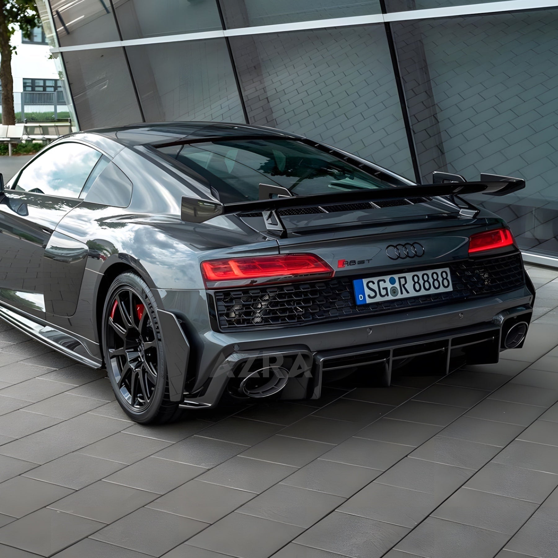 AZRA Audi R8 | 4S | Carbon Fiber V1 Rear Diffuser | 2019 - 2024