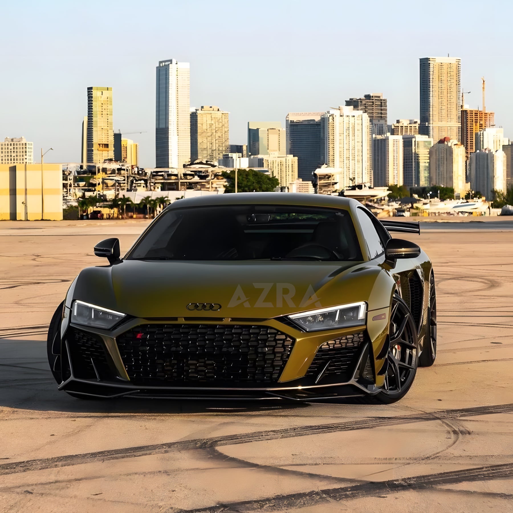 AZRA Audi R8 | 4S | Carbon Fiber V2 Aggressive Front Lip | 2019 - 2024