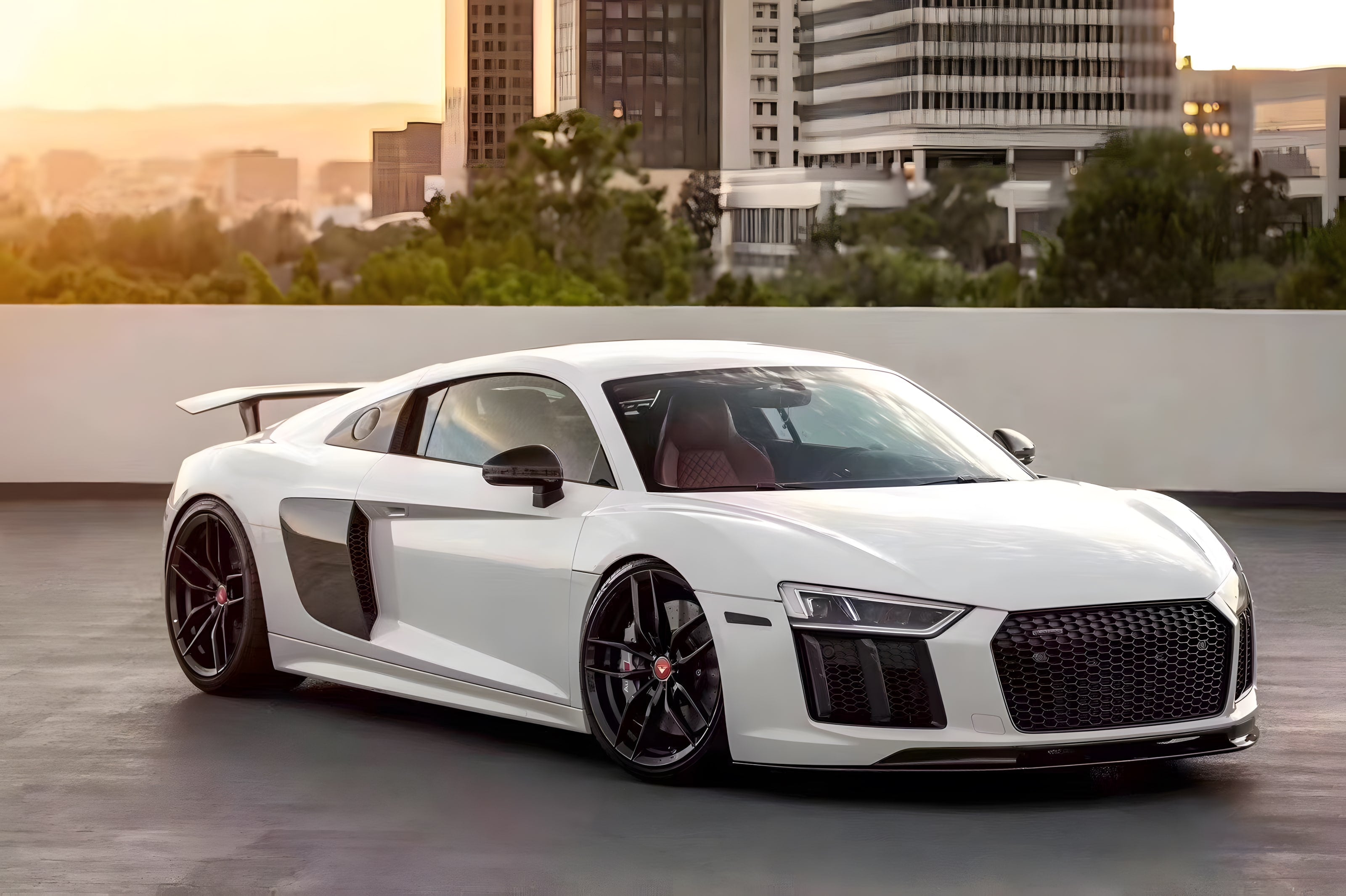 AZRA Audi R8 | 4S | Carbon Fiber Vorsteiner Style Front Lip | 2015 - 2018