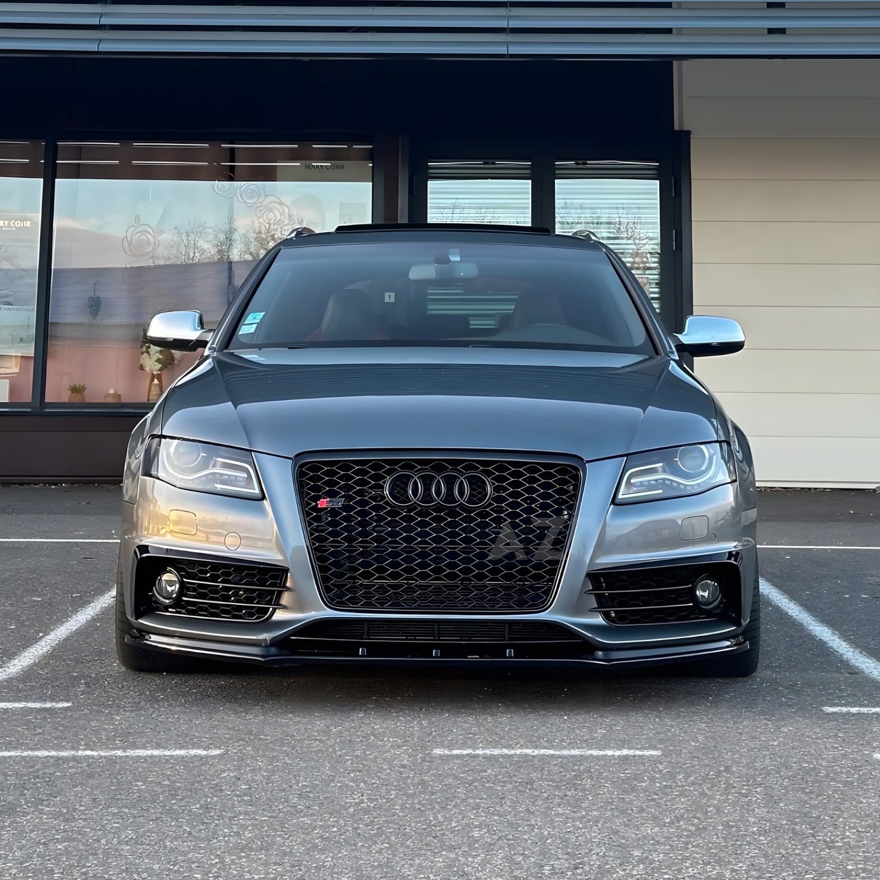 AZRA Audi A4 / S4 | B8 | RS Style Customizable Honeycomb Front Grille | 2008 - 2012