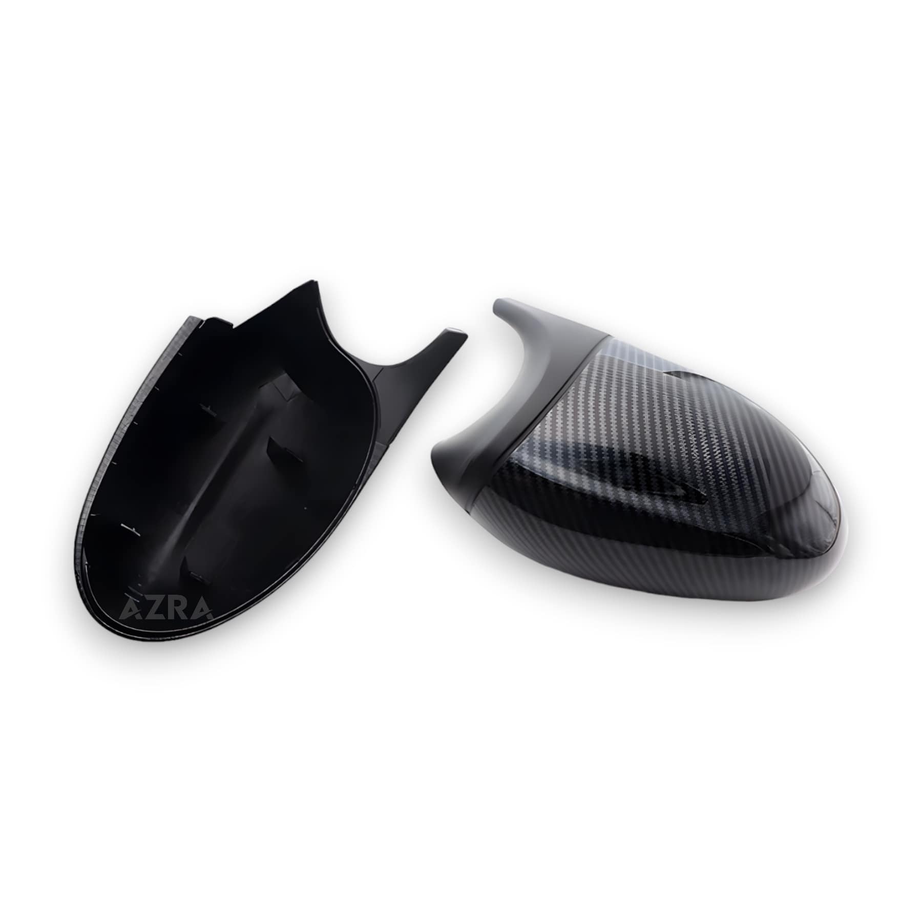 AZRA BMW 1 / 3 Series | E8X/E9X | Gloss Black / Carbon Print Mirror Caps | 2004 - 2013