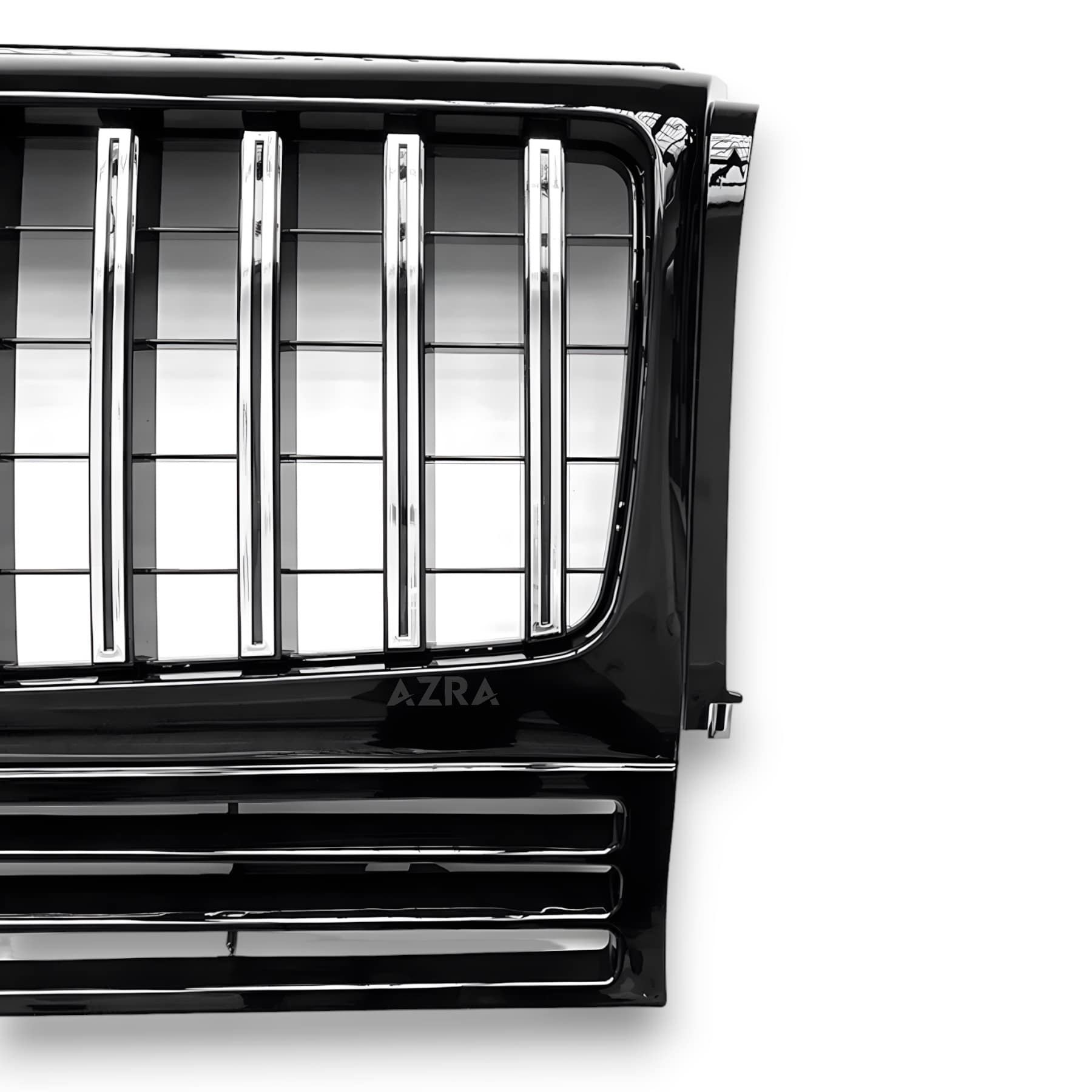 AZRA Mercedes-Benz G Class / G63 / G65 | W463 | AMG GT Panamericana Gloss Black / Chrome Front Grille | 1998 - 2018