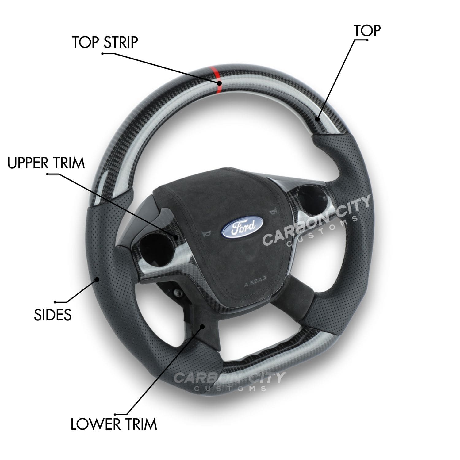 Ford Focus Customizable Steering Wheel | 2011 - 2014