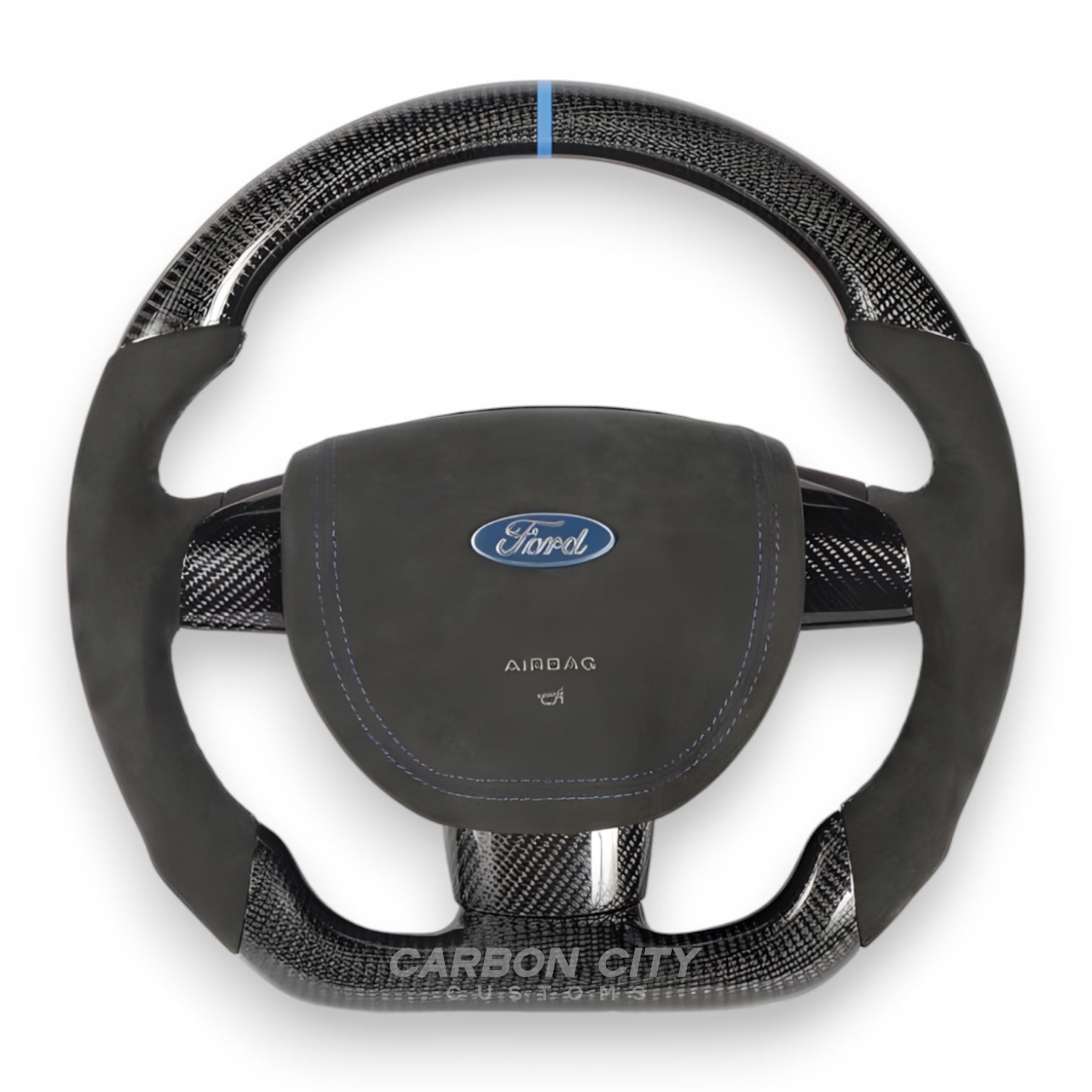 Ford Focus RS Style Customizable Steering Wheel | 2009 - 2011 - Carbon City Customs