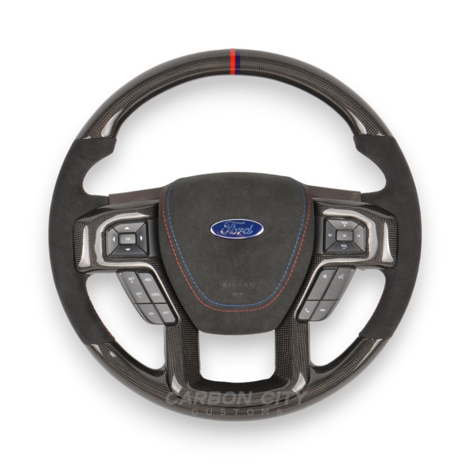 Ford F-150 Style Customizable Steering Wheel - Carbon City Customs