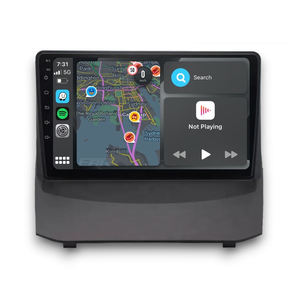 Ford Fiesta (2008 - 2018) Multimedia 9" Touchscreen Display + Built-In Wireless Carplay & Android Auto