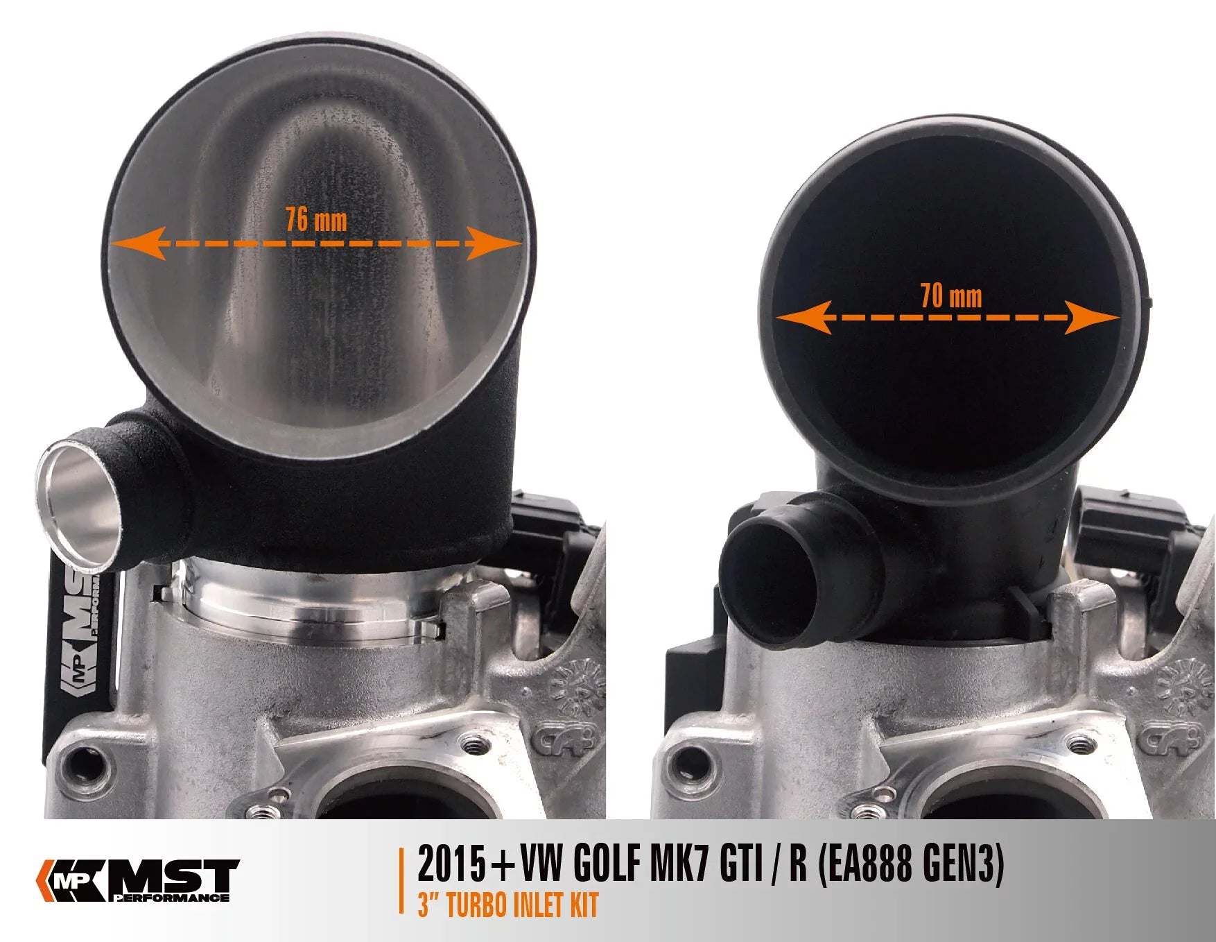 MST Audi/Volkswagen | Audi S3 (8V) / Golf GTI/R (MK7) | Inlet Kit