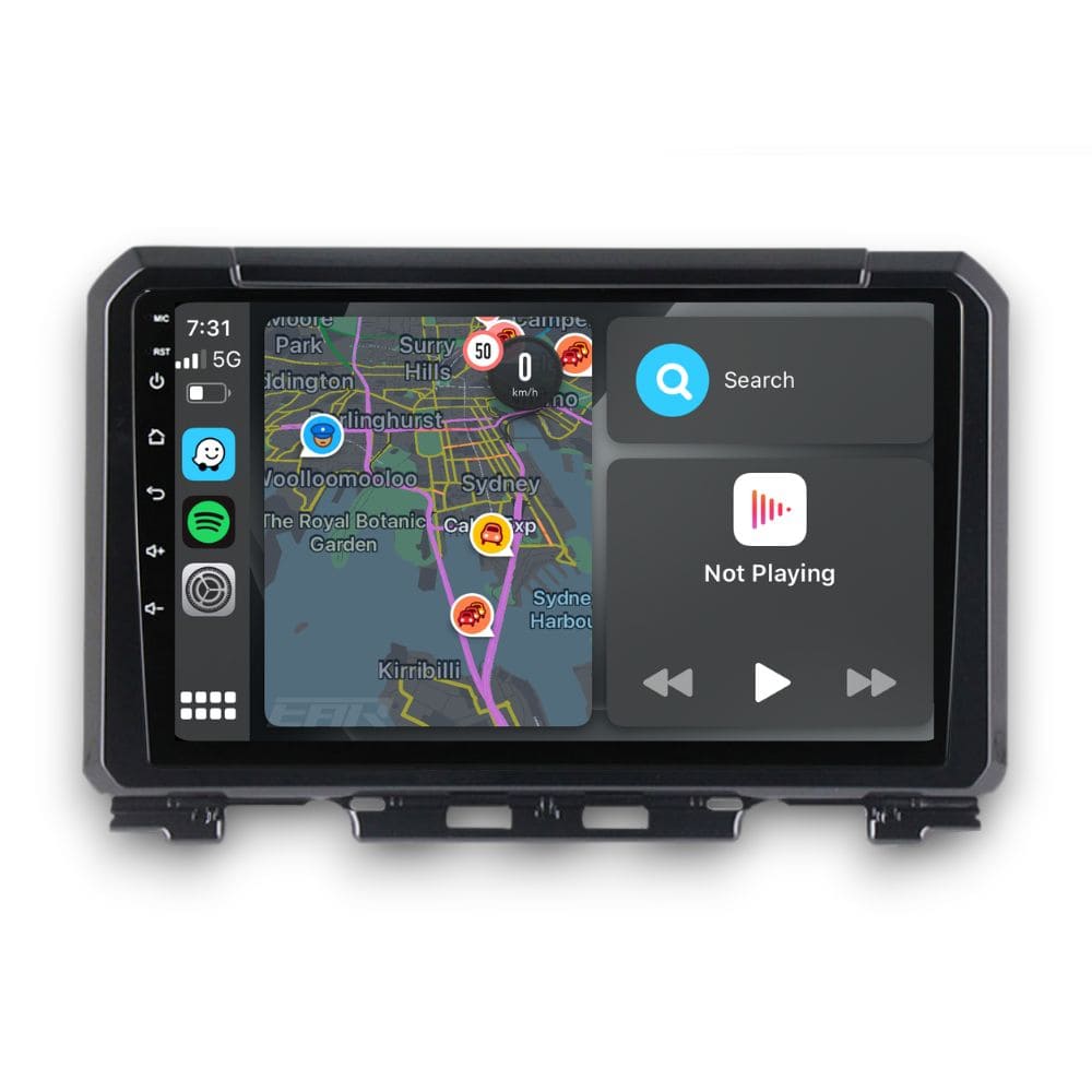 Suzuki Jimny (2018 - 2022) Multimedia 9" Touchscreen Display + Built-In Wireless Carplay & Android Auto