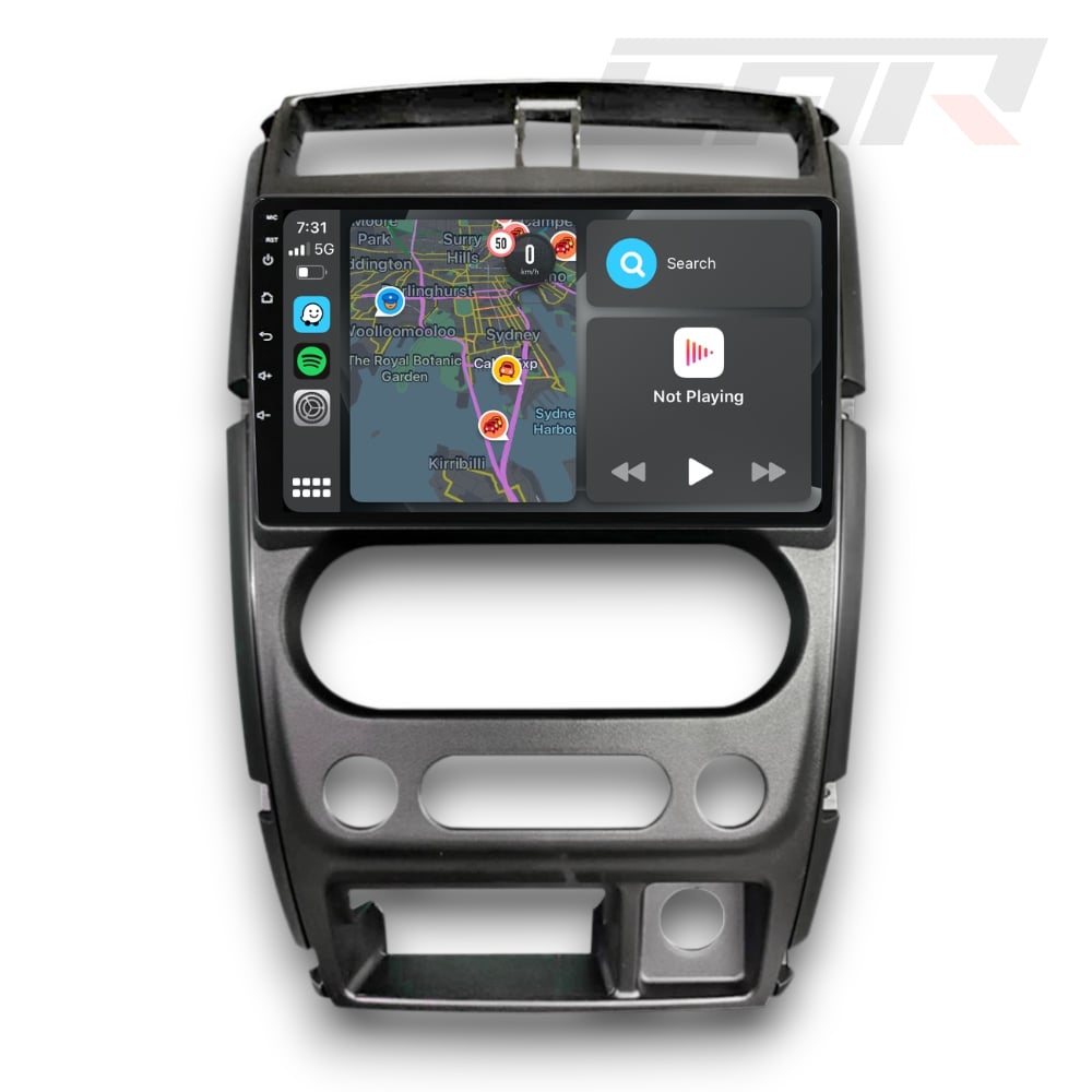 Suzuki Jimny (2005 - 2018) Multimedia 9" Touchscreen Display + Built-In Wireless Carplay & Android Auto