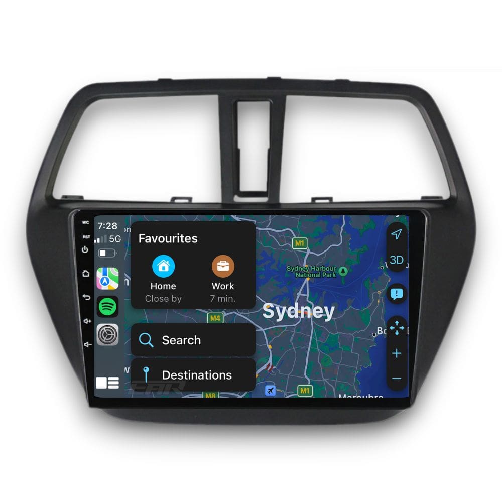 Suzuki S-Cross (2012 - 2016) Multimedia 9" Touchscreen Display + Built-In Wireless Carplay & Android Auto