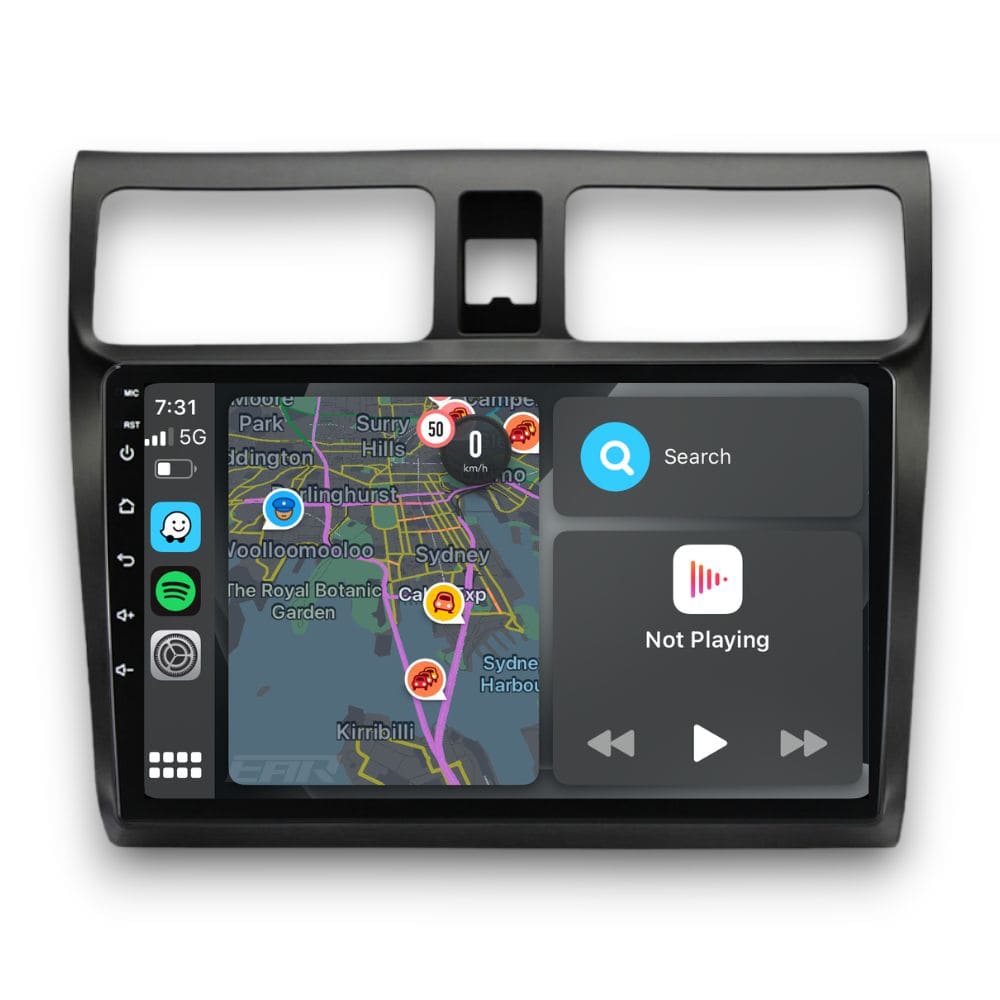 Suzuki Swift (2003 - 2010) Multimedia 10" Touchscreen Display + Built-In Wireless Carplay & Android Auto