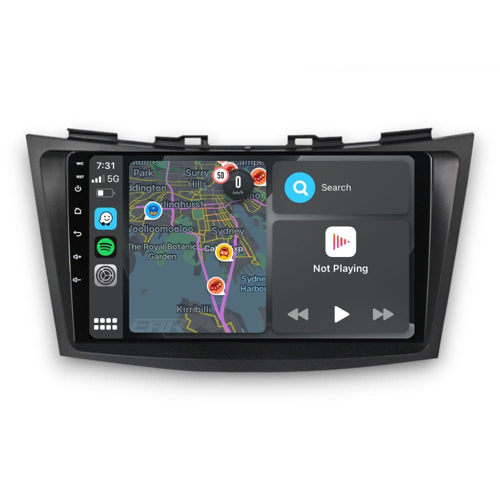 Suzuki Swift (2011 - 2017) Multimedia 9" Touchscreen Display + Built-In Wireless Carplay & Android Auto