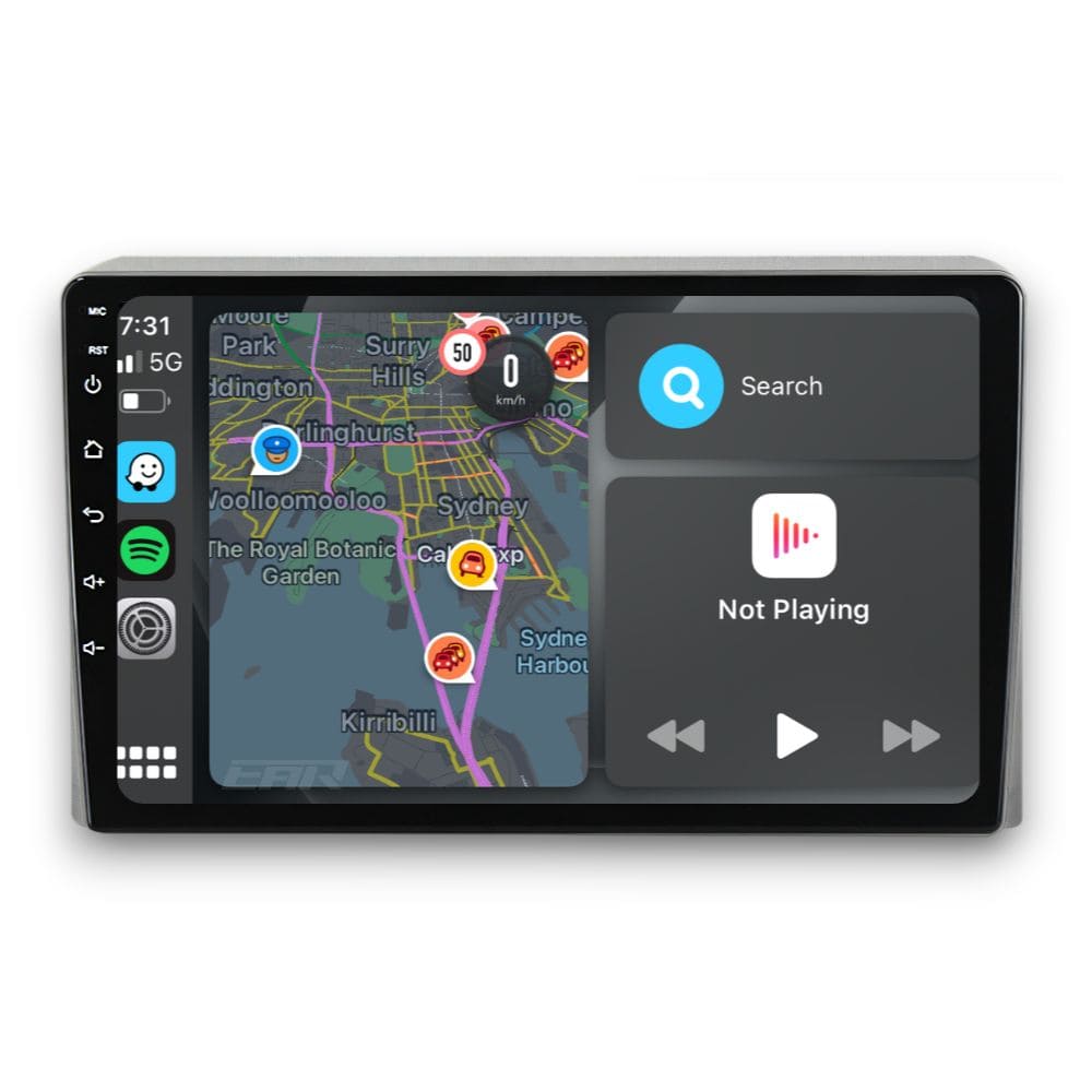 Toyota HiAce (2004 - 2019) Multimedia 10" Touchscreen Display + Built-In Wireless Carplay & Android Auto