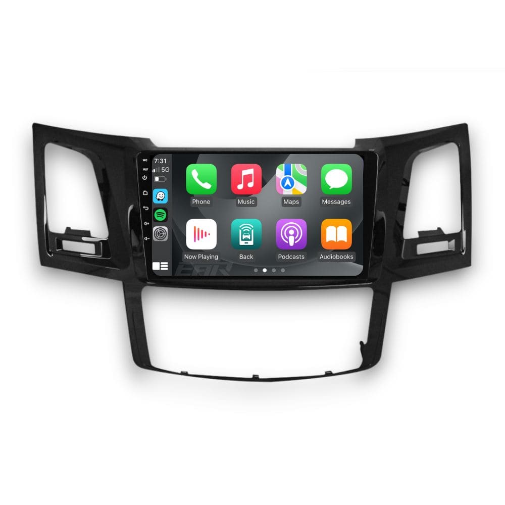 Toyota HiLux (2004 - 2014) Multimedia 9" Touchscreen Display + Built-In Wireless Carplay & Android Auto