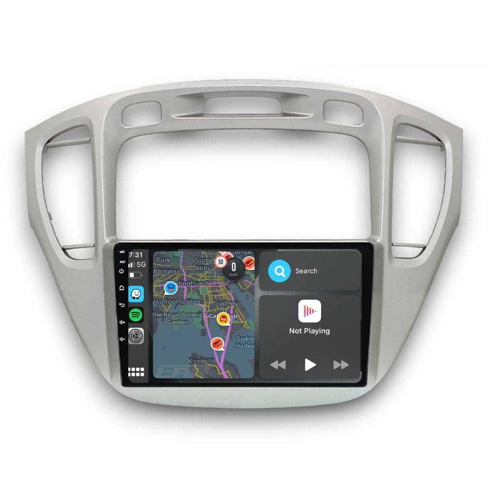 Toyota Highlander/Kluger (2000 - 2007) Multimedia 9" Touchscreen Display + Built-In Wireless Carplay & Android Auto