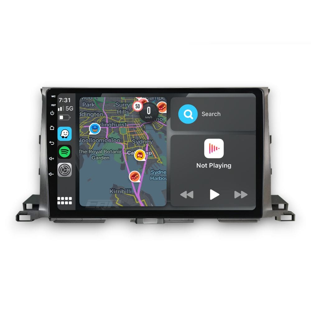 Toyota Highlander/Kluger (2014 - 2019) Multimedia 10" Touchscreen Display + Built-In Wireless Carplay & Android Auto