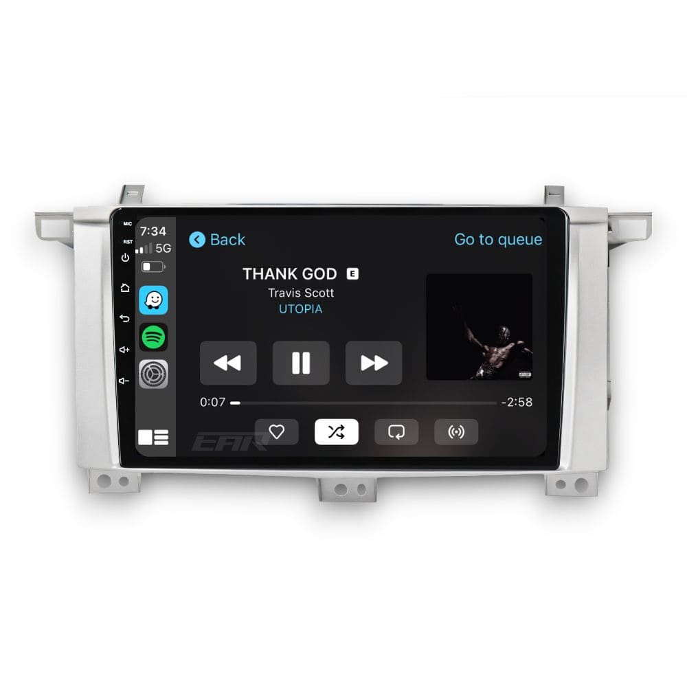 Toyota Land Cruiser 100 Series (1999 - 2007) Multimedia 10" Touchscreen Display + Built-In Wireless Carplay & Android Auto