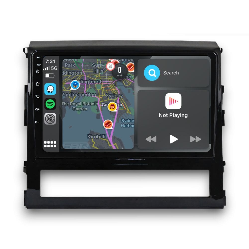 Toyota Land Cruiser 200 Series (2016 - 2022) Multimedia 9" Touchscreen Display + Built-In Wireless Carplay & Android Auto