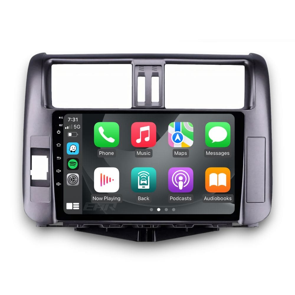 Toyota Prado 150 Series (2009 - 2013) Multimedia 9" Touchscreen Display + Built-In Wireless Carplay & Android Auto