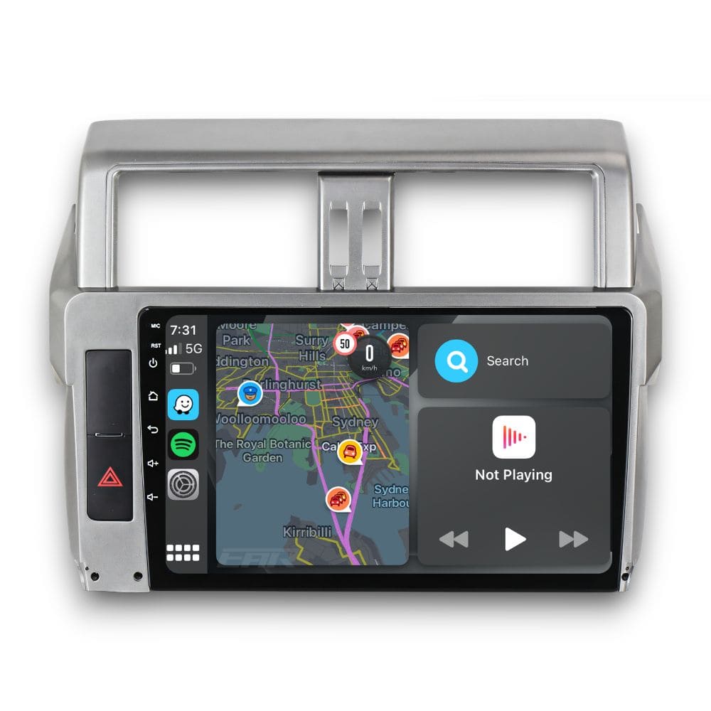 Toyota Prado 150 Series (2013 - 2017) Multimedia 10" Touchscreen Display + Built-In Wireless Carplay & Android Auto