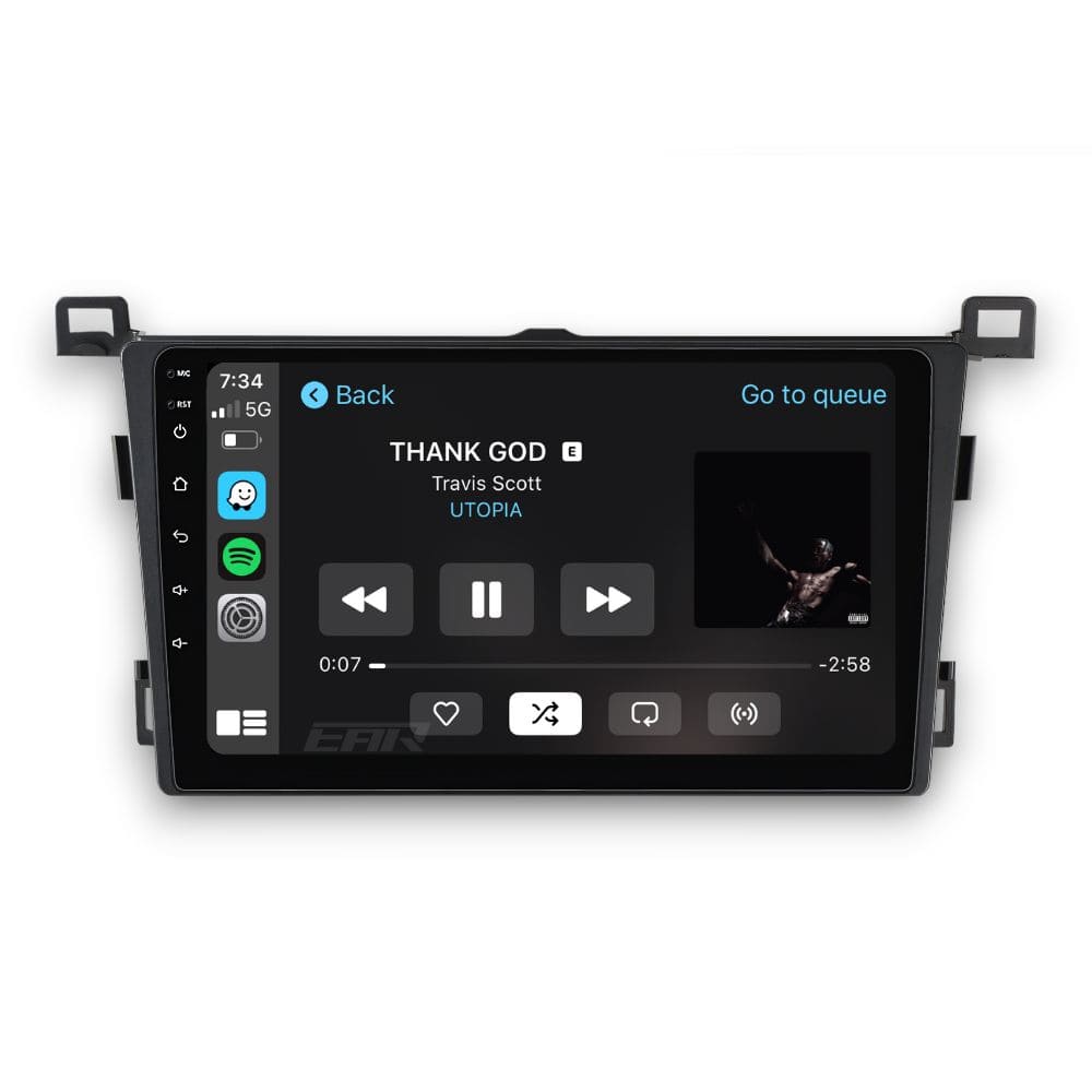 Toyota RAV4 (2013 - 2019) Multimedia 9" Touchscreen Display + Built-In Wireless Carplay & Android Auto