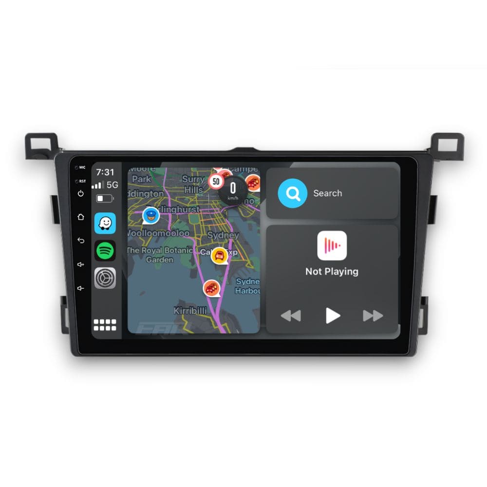 Toyota RAV4 (2013 - 2019) Multimedia 9" Touchscreen Display + Built-In Wireless Carplay & Android Auto