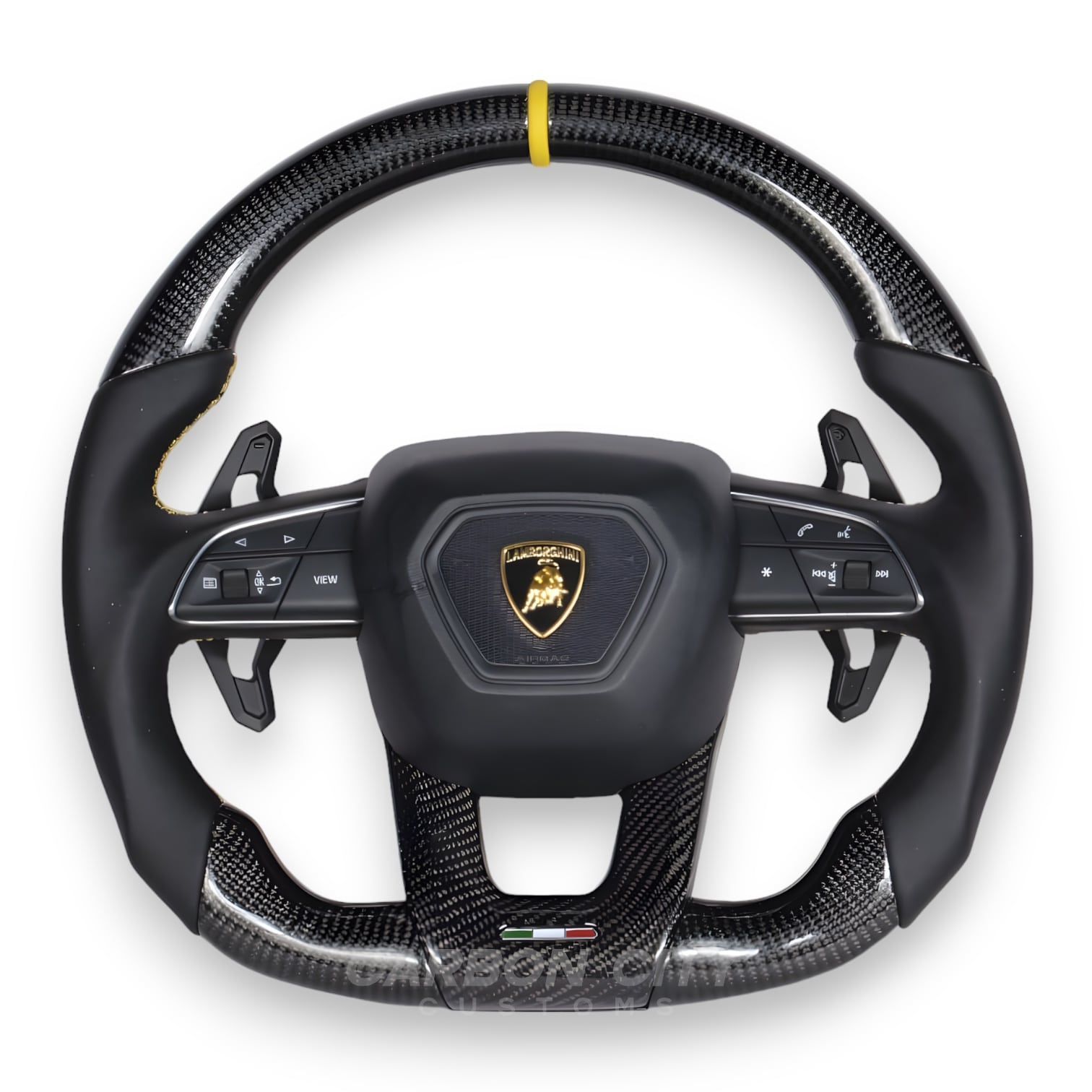 Lamborghini Urus Style Customizable Steering Wheel - Carbon City Customs