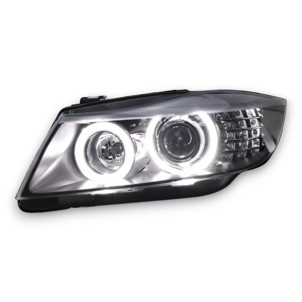 EuroLuxe BMW 3 Series E90 Angel LED Headlights (2005 - 2012) (Plug & Play) - Euro Active Retrofits