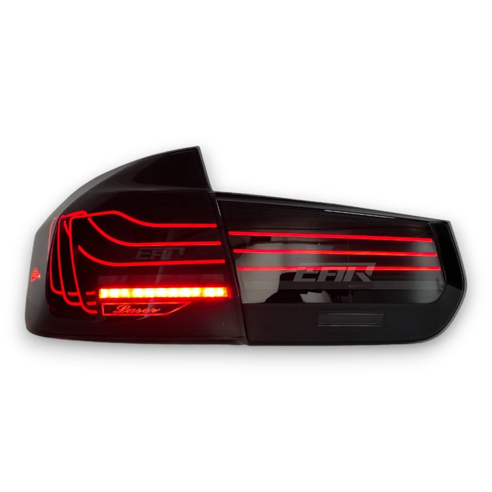 EuroLuxe BMW 3 Series/M3 F30/F35/F80 CSL Laser Sequential Tail Lights | 2012 - 2019 | Plug & Play - Euro Active Retrofits