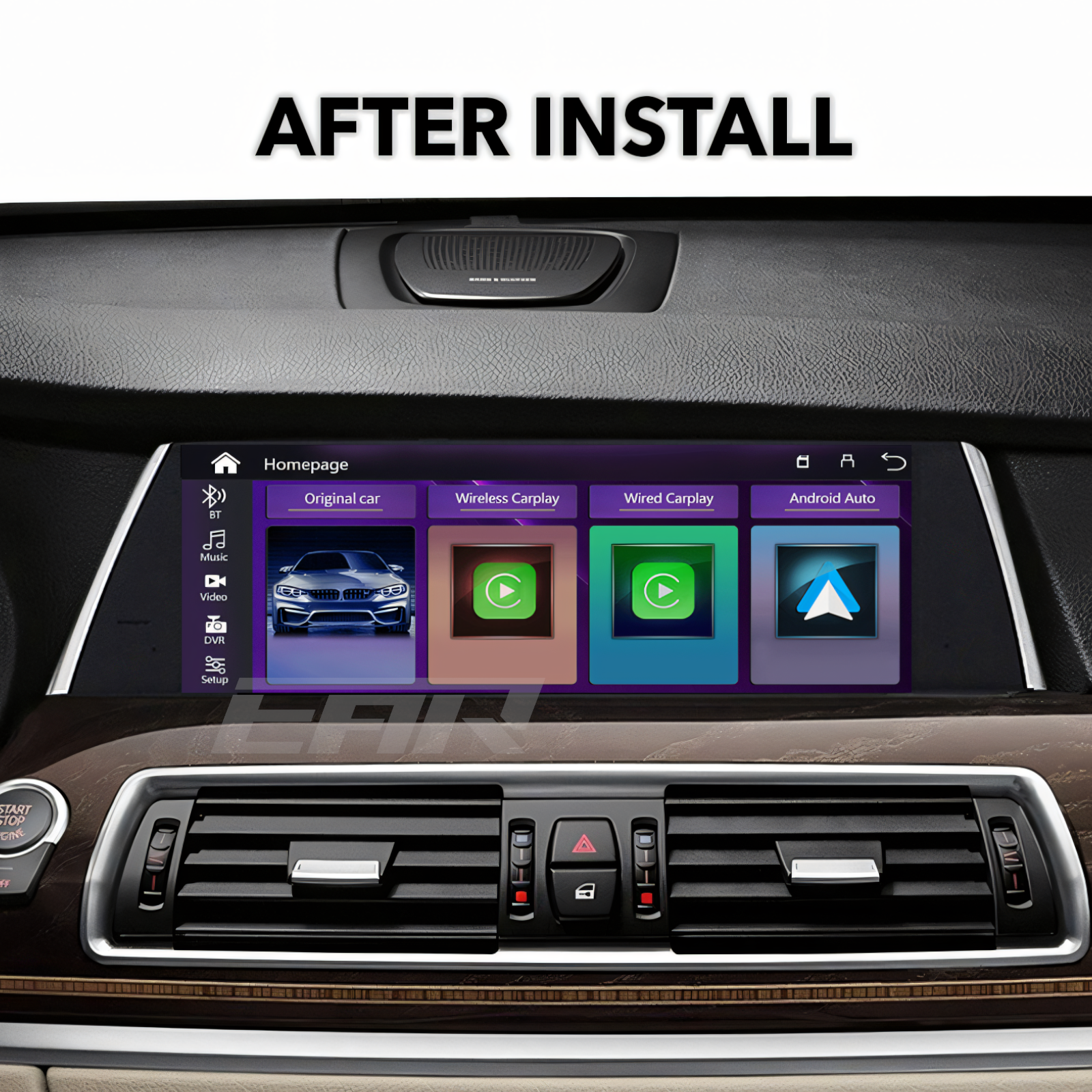 BMW F-Series 5 Series GT F07 2010 - 2017 10.25" Multimedia Touchscreen Display + Built-in Wireless Carplay & Android Auto (LHD | RHD) - Euro Active Retrofits