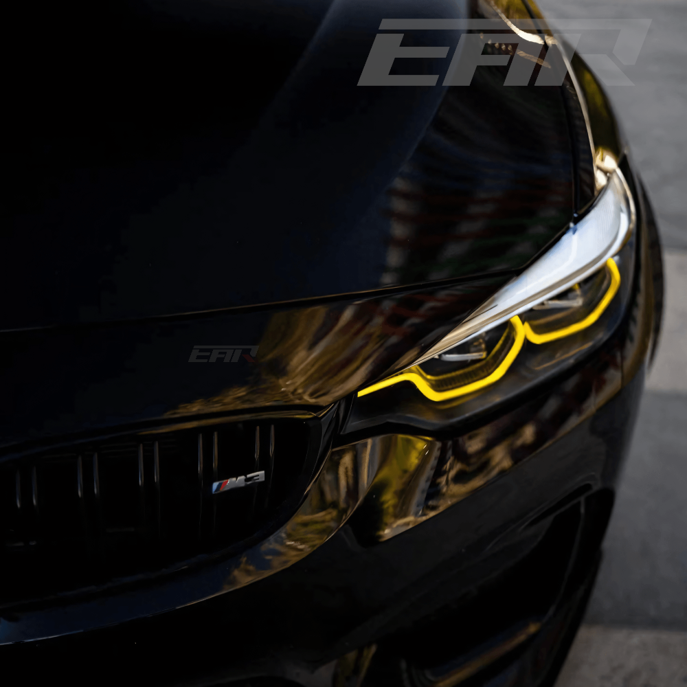 EuroLuxe BMW F80/F82 M3/M4 CSL Yellow/RGB Headlight DRL Module Upgrade | 2014 - 2020 - Euro Active Retrofits