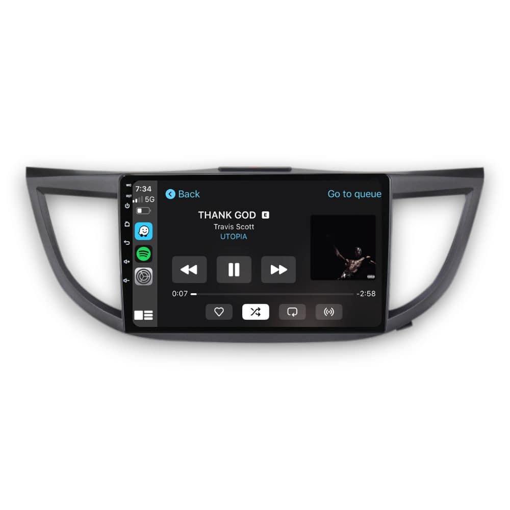 Honda CR-V (2012 - 2017) Multimedia 10" Touchscreen Display + Built-In Wireless Carplay & Android Auto - Euro Active Retrofits AU