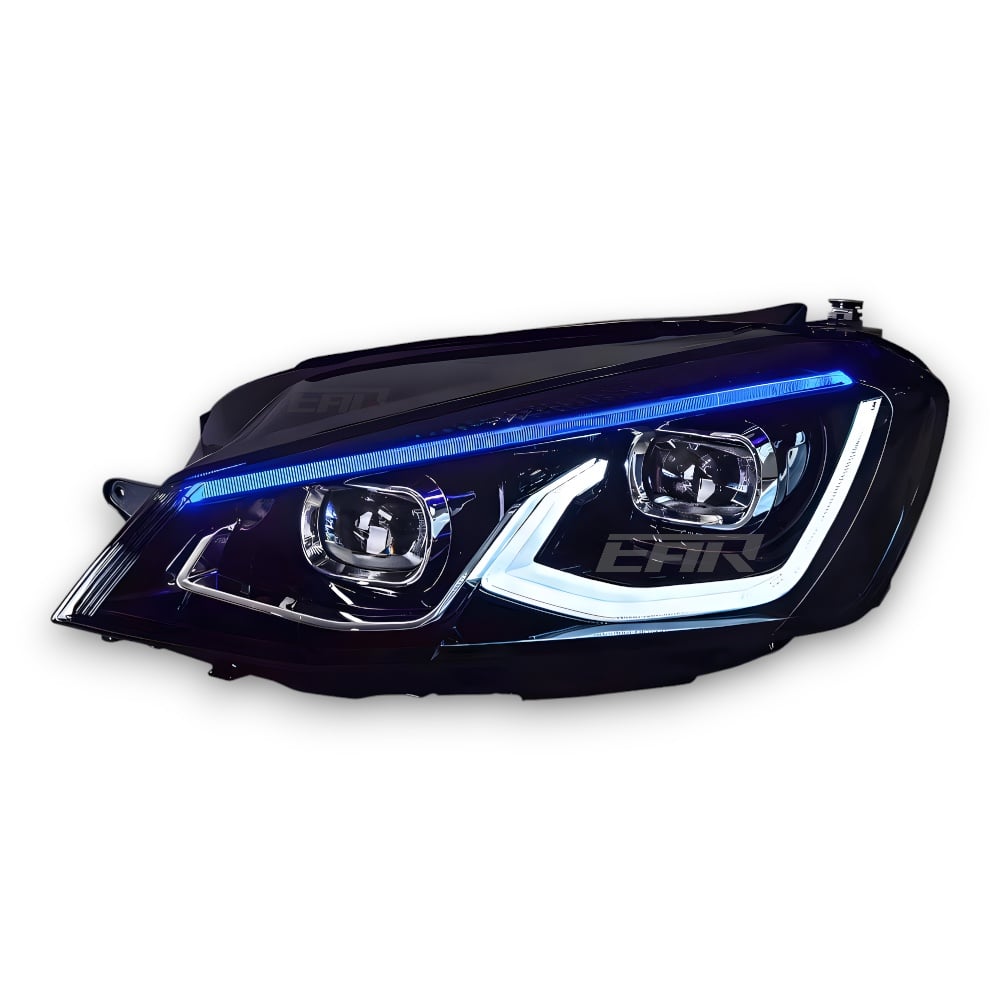 EuroLuxe Volkswagen Golf Mk6 Xenon Angel LED Headlights (2009 - 2012) - Euro Active Retrofits